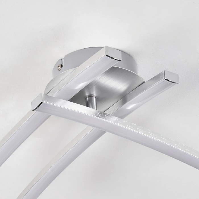 Hofstein Mohlin Deckenleuchte LED Nickel-Matt, 3-flammig 14 Hofstein Mohlin Deckenleuchte LED Nickel-Matt, 3-flammig – Bild 14