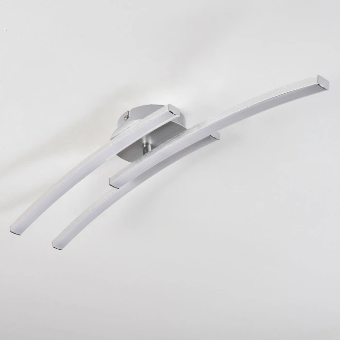 Hofstein Mohlin Deckenleuchte LED Nickel-Matt, 3-flammig 8 Hofstein Mohlin Deckenleuchte LED Nickel-Matt, 3-flammig – Bild 8