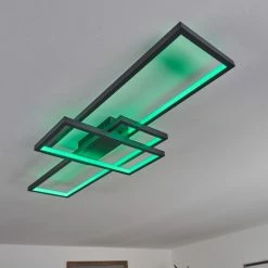 Hofstein Momahaki Deckenleuchte LED Anthrazit, 1-flammig, Fernbedienung 20 Hofstein Momahaki Deckenleuchte LED Anthrazit, 1-flammig, Fernbedienung -LED Leuchten Verkäufe momahaki deckenleuchte h3384756 8