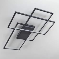 Hofstein Momahaki Deckenleuchte LED Anthrazit, 1-flammig, Fernbedienung -LED Leuchten Verkäufe momahaki deckenleuchte h3384794 7