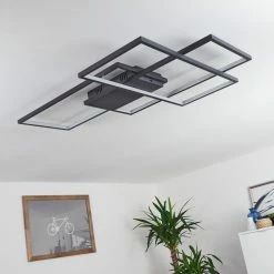 Hofstein Momahaki Deckenleuchte LED Anthrazit, 1-flammig, Fernbedienung -LED Leuchten Verkäufe momahaki deckenleuchte h3384794 9