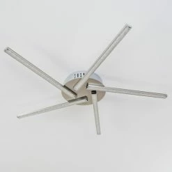 Hofstein Moncton Deckenleuchte LED Nickel-Matt, 1-flammig 40 Hofstein Moncton Deckenleuchte LED Nickel-Matt, 1-flammig -LED Leuchten Verkäufe moncton deckenleuchte h3008249 17