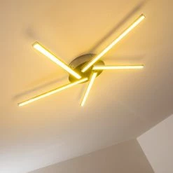 Hofstein Moncton Deckenleuchte LED Nickel-Matt, 1-flammig 26 Hofstein Moncton Deckenleuchte LED Nickel-Matt, 1-flammig -LED Leuchten Verkäufe moncton deckenleuchte h3008249 3