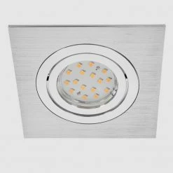 Hofstein Monthois Einbauleuchte LED Nickel-Matt, Chrom, 1-flammig -LED Leuchten Verkäufe monthois einbauleuchte h3619049 7