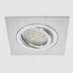 Hofstein Monthois Einbauleuchte LED Nickel-Matt, Chrom, 1-flammig -LED Leuchten Verkäufe monthois einbauleuchte h3619049 9