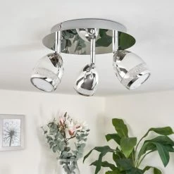 Hofstein Morges Deckenleuchte LED Chrom, 3-flammig -LED Leuchten Verkäufe morges deckenleuchte h3446942 9