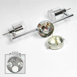 Hofstein Morges Deckenleuchte LED Chrom, 2-flammig -LED Leuchten Verkäufe morges deckenleuchte h3446973 4