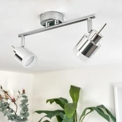 Hofstein Morges Deckenleuchte LED Chrom, 2-flammig -LED Leuchten Verkäufe morges deckenleuchte h3446973 9