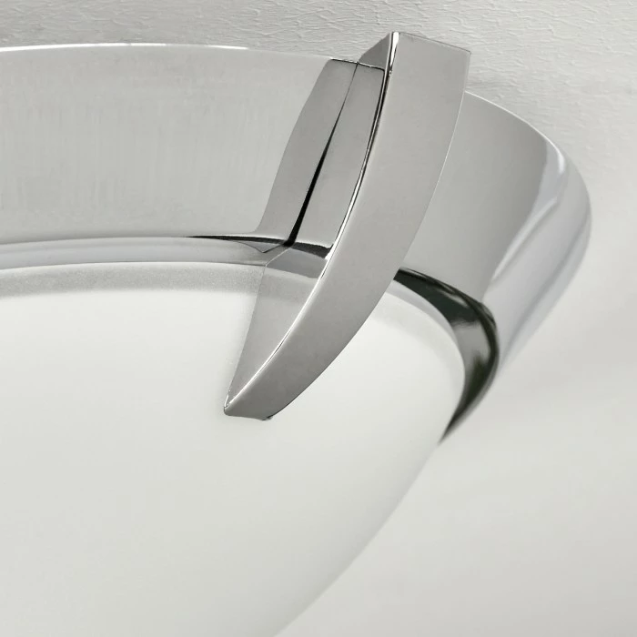 Hofstein Morges Deckenleuchte LED Chrom, 1-flammig 3 Hofstein Morges Deckenleuchte LED Chrom, 1-flammig – Bild 3