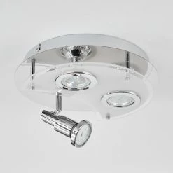 Hofstein Morges Deckenleuchte LED Chrom, Weiß, 3-flammig 19 Hofstein Morges Deckenleuchte LED Chrom, Weiß, 3-flammig -LED Leuchten Verkäufe morges deckenleuchte h3570890 7