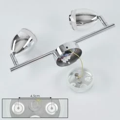 Hofstein Morges Deckenleuchte LED Chrom, 2-flammig 16 Hofstein Morges Deckenleuchte LED Chrom, 2-flammig -LED Leuchten Verkäufe morges deckenleuchte h3582282 4