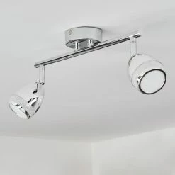 Hofstein Morges Deckenleuchte LED Chrom, 2-flammig 19 Hofstein Morges Deckenleuchte LED Chrom, 2-flammig -LED Leuchten Verkäufe morges deckenleuchte h3582282 7