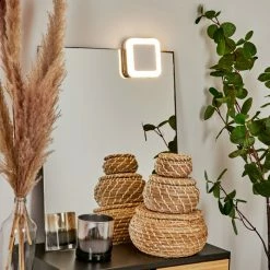 Hofstein Morges Spiegelleuchte LED Chrom, Weiß, 1-flammig -LED Leuchten Verkäufe morges spiegelleuchte h3459959 8