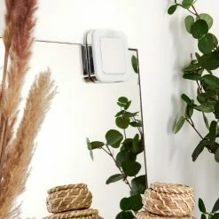 Hofstein Morges Spiegelleuchte LED Chrom, Weiß, 1-flammig -LED Leuchten Verkäufe morges spiegelleuchte h3459959 9