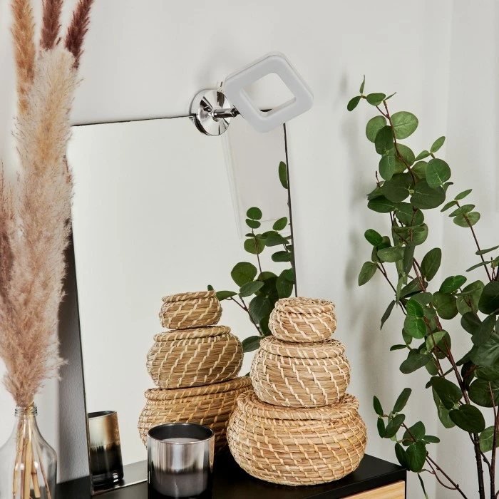 Hofstein Morges Spiegelleuchte LED Chrom, Weiß, 1-flammig 10 Hofstein Morges Spiegelleuchte LED Chrom, Weiß, 1-flammig – Bild 10