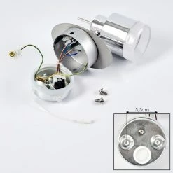 Hofstein Morges Wandleuchte LED Chrom, 1-flammig 16 Hofstein Morges Wandleuchte LED Chrom, 1-flammig -LED Leuchten Verkäufe morges wandleuchte h3458259 4