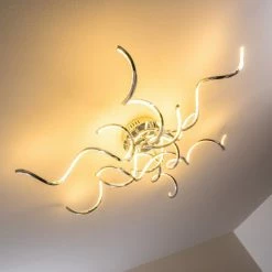 Hofstein MOSKAU Deckenleuchte LED Chrom, 6-flammig -LED Leuchten Verkäufe moskau deckenleuchte h169057 12