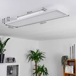 Hofstein Mota LED Panel Weiß, 1-flammig, Fernbedienung, Farbwechsler -LED Leuchten Verkäufe mota led panel h3415894 3