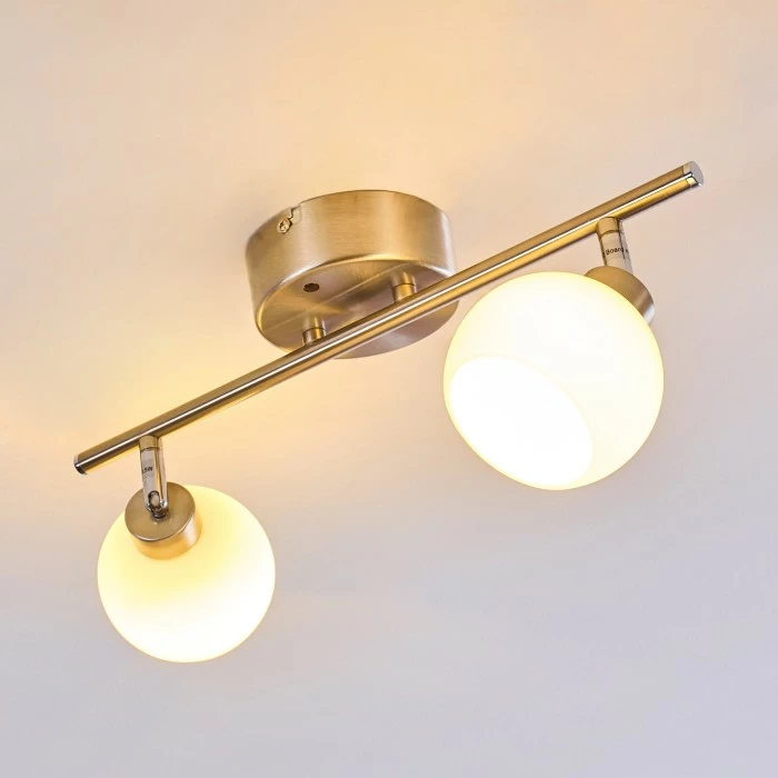 Hofstein Motala Deckenleuchte LED Nickel-Matt, 2-flammig, Fernbedienung, Farbwechsler 11 Hofstein Motala Deckenleuchte LED Nickel-Matt, 2-flammig, Fernbedienung, Farbwechsler – Bild 11