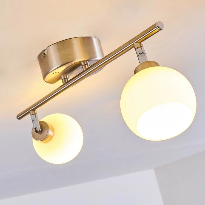 Hofstein Motala Deckenleuchte LED Nickel-Matt, 2-flammig, Fernbedienung, Farbwechsler 15 Hofstein Motala Deckenleuchte LED Nickel-Matt, 2-flammig, Fernbedienung, Farbwechsler – Bild 15