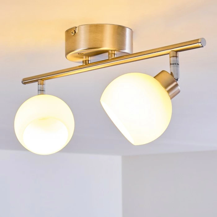 Hofstein Motala Deckenleuchte LED Nickel-Matt, 2-flammig, Fernbedienung, Farbwechsler 26 Hofstein Motala Deckenleuchte LED Nickel-Matt, 2-flammig, Fernbedienung, Farbwechsler – Bild 26