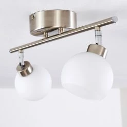 Hofstein Motala Deckenleuchte LED Nickel-Matt, 2-flammig, Fernbedienung, Farbwechsler 59 Hofstein Motala Deckenleuchte LED Nickel-Matt, 2-flammig, Fernbedienung, Farbwechsler -LED Leuchten Verkäufe motala deckenleuchte h3298268 do1 26