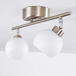 Hofstein Motala Deckenleuchte LED Nickel-Matt, 2-flammig, Fernbedienung, Farbwechsler 61 Hofstein Motala Deckenleuchte LED Nickel-Matt, 2-flammig, Fernbedienung, Farbwechsler -LED Leuchten Verkäufe motala deckenleuchte h3298268 do1 28