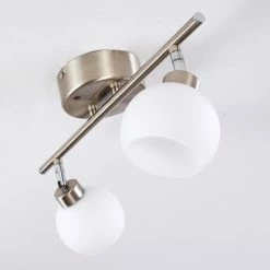 Hofstein Motala Deckenleuchte LED Nickel-Matt, 2-flammig, Fernbedienung, Farbwechsler 36 Hofstein Motala Deckenleuchte LED Nickel-Matt, 2-flammig, Fernbedienung, Farbwechsler -LED Leuchten Verkäufe motala deckenleuchte h3298268 do1 3