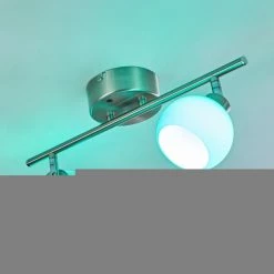 Hofstein Motala Deckenleuchte LED Nickel-Matt, 2-flammig, Fernbedienung, Farbwechsler 63 Hofstein Motala Deckenleuchte LED Nickel-Matt, 2-flammig, Fernbedienung, Farbwechsler -LED Leuchten Verkäufe motala deckenleuchte h3298268 do1 30