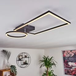 Hofstein Moya Deckenleuchte LED Schwarz, 1-flammig 22 Hofstein Moya Deckenleuchte LED Schwarz, 1-flammig -LED Leuchten Verkäufe moya deckenleuchte h3416426 10