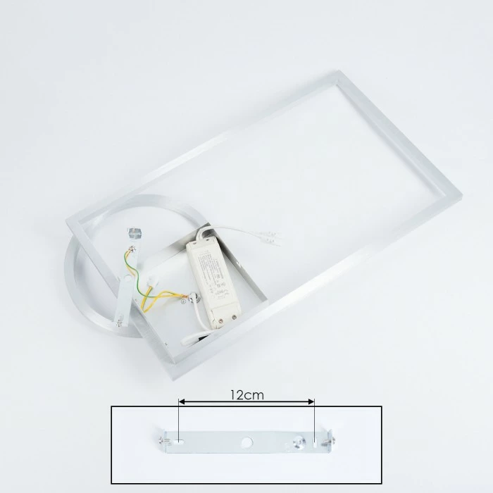 Hofstein Moya Deckenleuchte LED Silber, Weiß, 1-flammig 5 Hofstein Moya Deckenleuchte LED Silber, Weiß, 1-flammig – Bild 5