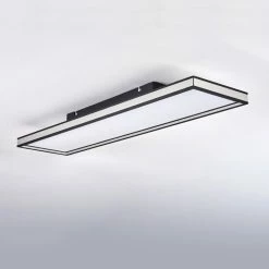 Hofstein Nabbas Deckenpanel LED Schwarz, 1-flammig, Fernbedienung -LED Leuchten Verkäufe nabbas deckenpanel h3580455 7