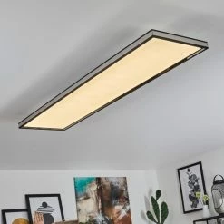 Hofstein Nabbas Deckenpanel LED Schwarz, 1-flammig, Fernbedienung -LED Leuchten Verkäufe nabbas deckenpanel h3580479 6