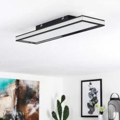 Hofstein Nabbas Deckenpanel LED Schwarz, 1-flammig 19 Hofstein Nabbas Deckenpanel LED Schwarz, 1-flammig -LED Leuchten Verkäufe nabbas deckenpanel h3580493 9