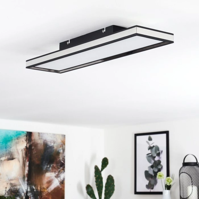 Hofstein Nabbas Deckenpanel LED Schwarz, 1-flammig 10 Hofstein Nabbas Deckenpanel LED Schwarz, 1-flammig – Bild 10