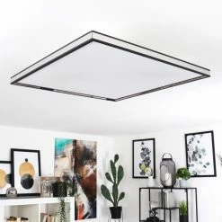 Hofstein Nabbas Deckenpanel LED Schwarz, 1-flammig 23 Hofstein Nabbas Deckenpanel LED Schwarz, 1-flammig -LED Leuchten Verkäufe nabbas deckenpanel h3582046 11