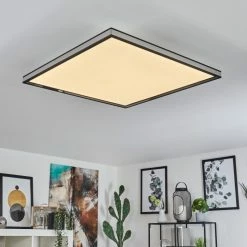 Hofstein Nabbas Deckenpanel LED Schwarz, 1-flammig 18 Hofstein Nabbas Deckenpanel LED Schwarz, 1-flammig -LED Leuchten Verkäufe nabbas deckenpanel h3582046 6