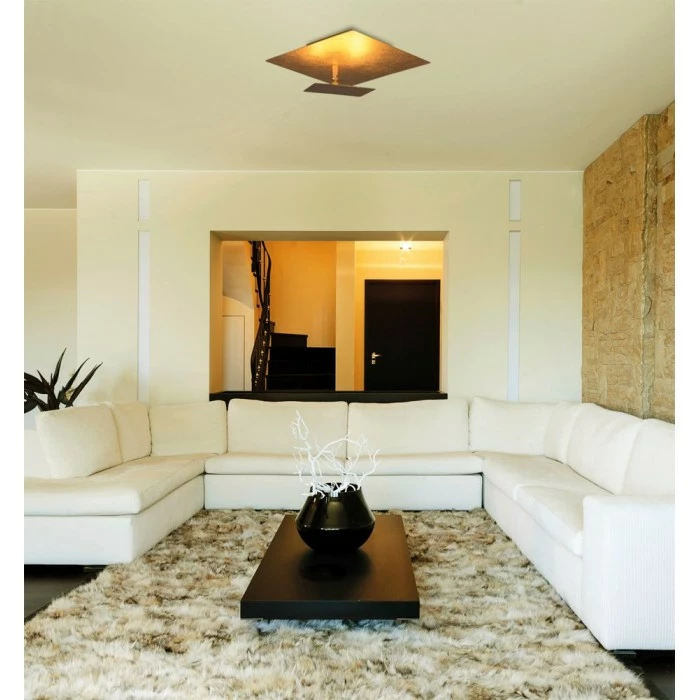 Näve Firenze Deckenleuchte LED Gold, 1-flammig 7 Näve Firenze Deckenleuchte LED Gold, 1-flammig – Bild 7