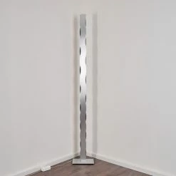 Hofstein Nagold Stehleuchte LED Nickel-Matt, Chrom, 1-flammig -LED Leuchten Verkäufe nagold stehleuchte h3307373 3