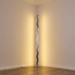 Hofstein Nagold Stehleuchte LED Nickel-Matt, Chrom, 1-flammig -LED Leuchten Verkäufe nagold stehleuchte h3307373 4