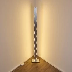 Hofstein Nagold Stehleuchte LED Nickel-Matt, Chrom, 1-flammig -LED Leuchten Verkäufe nagold stehleuchte h3307373 6