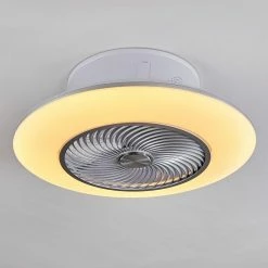 Hofstein Nagoya Deckenventilator LED Weiß, 1-flammig, Fernbedienung -LED Leuchten Verkäufe nagoya deckenventilator h3370636 2
