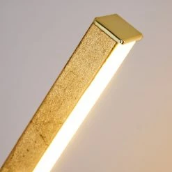 Hofstein Nagu Stehleuchte LED Gold, 1-flammig -LED Leuchten Verkäufe nagu stehleuchte h3098516 do4 14