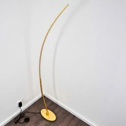 Hofstein Nagu Stehleuchte LED Gold, 1-flammig -LED Leuchten Verkäufe nagu stehleuchte h3098516 do4 15