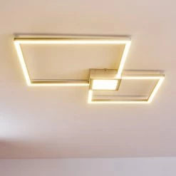 Hofstein Narpes Deckenleuchte LED Nickel-Matt, 1-flammig -LED Leuchten Verkäufe narpes deckenleuchte h3311837 10