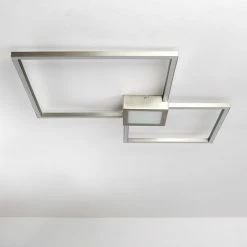 Hofstein Narpes Deckenleuchte LED Nickel-Matt, 1-flammig -LED Leuchten Verkäufe narpes deckenleuchte h3311837 11
