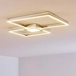 Hofstein Narpes Deckenleuchte LED Nickel-Matt, 1-flammig -LED Leuchten Verkäufe narpes deckenleuchte h3311837 14