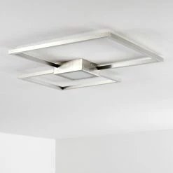 Hofstein Narpes Deckenleuchte LED Nickel-Matt, 1-flammig -LED Leuchten Verkäufe narpes deckenleuchte h3311837 17