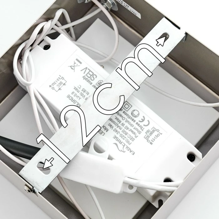 Hofstein Narpes Deckenleuchte LED Nickel-Matt, 1-flammig 19 Hofstein Narpes Deckenleuchte LED Nickel-Matt, 1-flammig – Bild 19