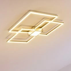 Hofstein Narpes Deckenleuchte LED Nickel-Matt, 1-flammig 27 Hofstein Narpes Deckenleuchte LED Nickel-Matt, 1-flammig -LED Leuchten Verkäufe narpes deckenleuchte h3311851 8